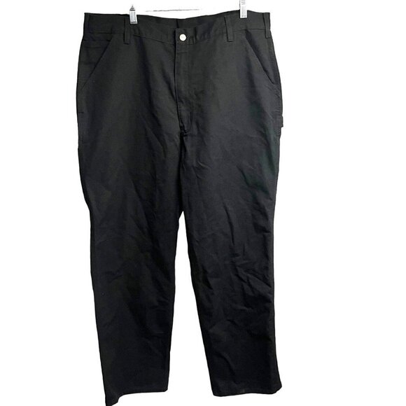 Carhartt Mens Black Duck Work Dungaree Loose Original Fit Denim Pants 40x34 New - Picture 2 of 8